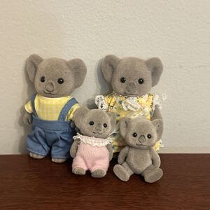 Calico Critters Sylvanian Families Vintage Billabong Koala Family of 4